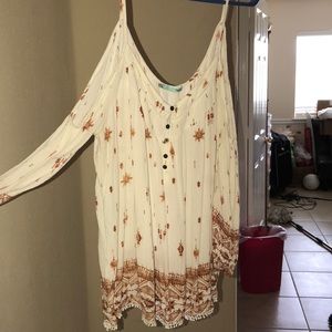 Cute off the shoulder blouse